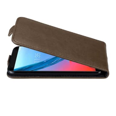 ZTE Blade V9 deksel flip cover (brun)