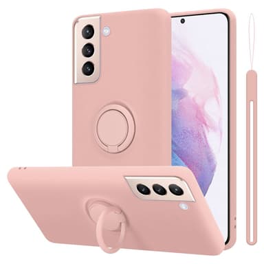 Deksel Samsung Galaxy S24 Ring Case (Rosa)