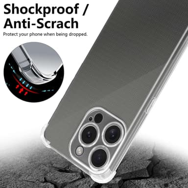 iPhone 15 PRO deksel ultra slim (Genomskinlig)