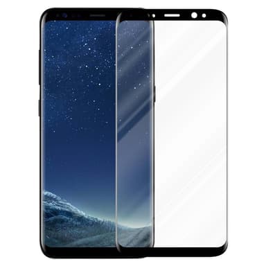 Samsung Galaxy S8 Skjermbeskytter Skärmskydd (svart)