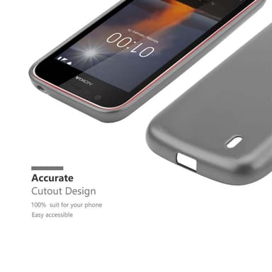 Deksel Nokia 1 2018 Case Cover (grå)