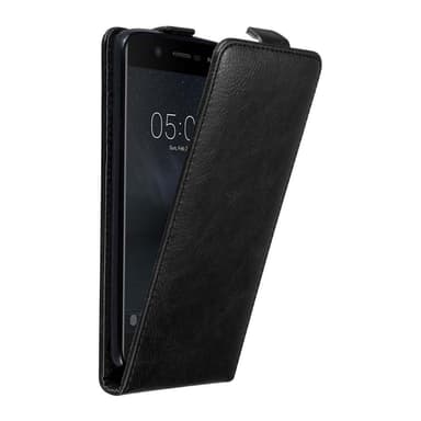 Nokia 5 2017 deksel flip cover (svart)