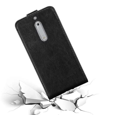 Nokia 5 2017 deksel flip cover (svart)