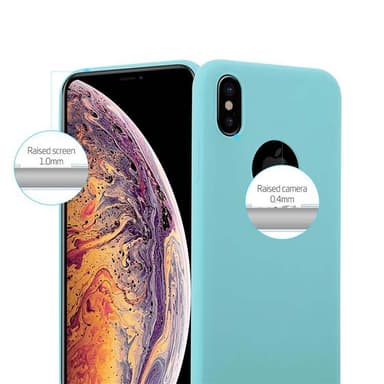 Deksel iPhone XS MAX Silikon cover (blå)