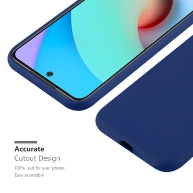 Deksel Xiaomi RedMi 10 Silikon cover (blå)