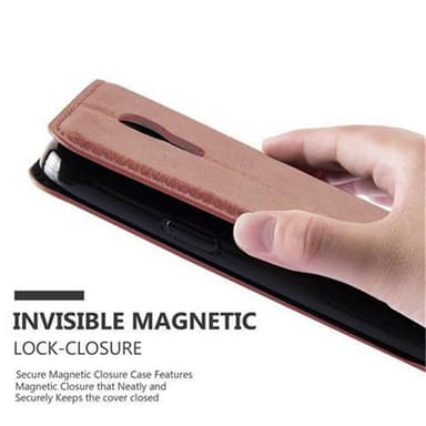 Samsung Galaxy S4 MINI lommebokdeksel case (brun)