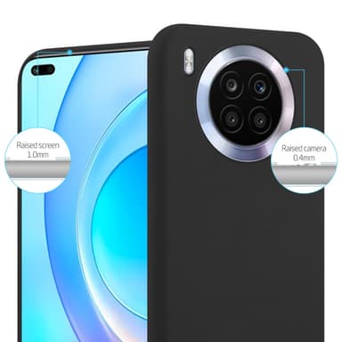 Deksel Honor 50 LITE Silikon cover (svart)