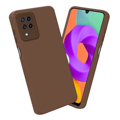 Samsung Galaxy M22 / M32 4G Deksel case (brun)