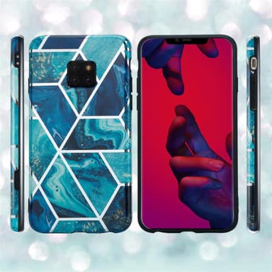Huawei MATE 20 PRO lommebokdeksel etui (blå)