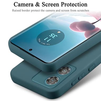 Motorola Edge 40 Neo silikondeksel case (grønn)