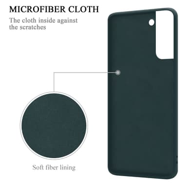 Deksel Samsung Galaxy S24 Ring Case (Grønn)