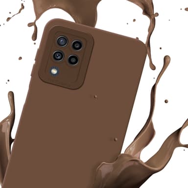 Samsung Galaxy M22 / M32 4G Deksel case (brun)