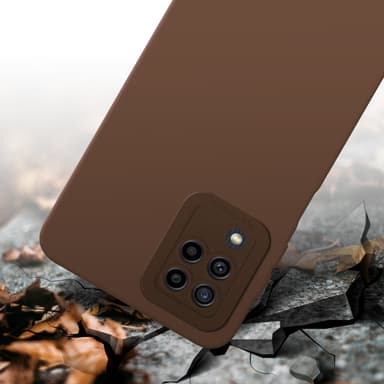 Samsung Galaxy M22 / M32 4G Deksel case (brun)