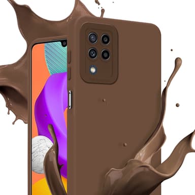 Samsung Galaxy M22 / M32 4G Deksel case (brun)