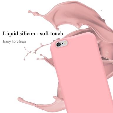 iPhone 6 PLUS / 6S PLUS silikondeksel case (rosa)