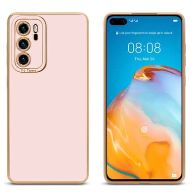 Huawei P40 silikondeksel cover (rosa)