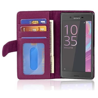 Sony Xperia X PERFORMANCE lommebokdeksel case (lilla)