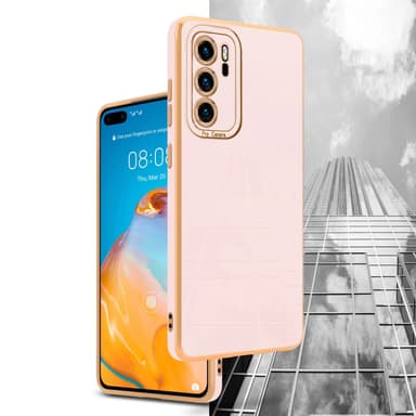 Huawei P40 silikondeksel cover (rosa)