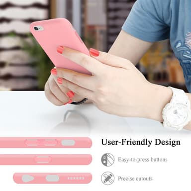 iPhone 6 PLUS / 6S PLUS silikondeksel case (rosa)