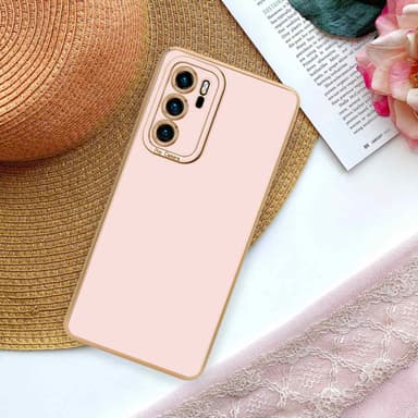 Huawei P40 silikondeksel cover (rosa)