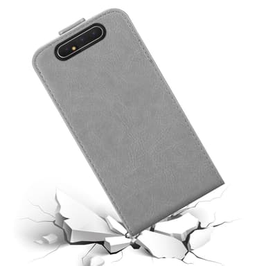 Samsung Galaxy A80 / A90 4G deksel flip cover (grå)