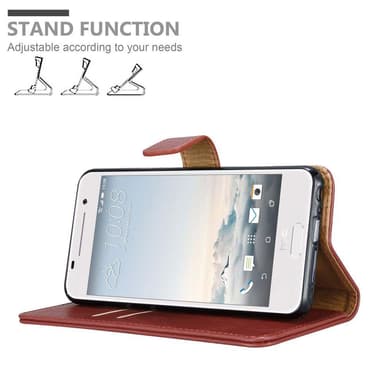 HTC ONE A9 lommebokdeksel etui (rød)