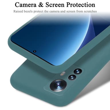 Xiaomi 12 PRO silikondeksel case (grønn)