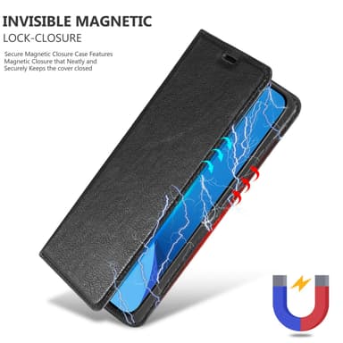 Xiaomi 12 / 12X lommebokdeksel case (svart)