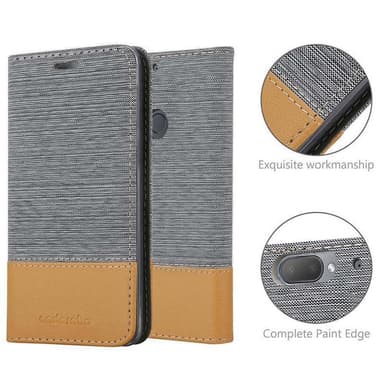 HTC Desire 12 PLUS lommebokdeksel etui (grå)
