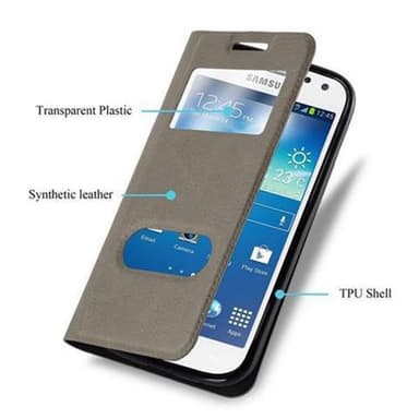 Samsung Galaxy S4 lommebokdeksel cover (brun)