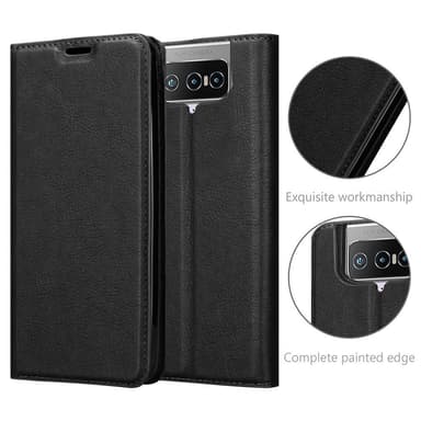 Asus ZenFone 7 lommebokdeksel case (svart)