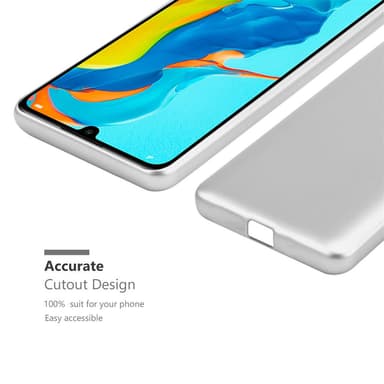 Deksel Huawei P30 LITE Case Cover (sølv)