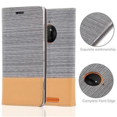 Nokia Lumia 830 lommebokdeksel etui (grå)