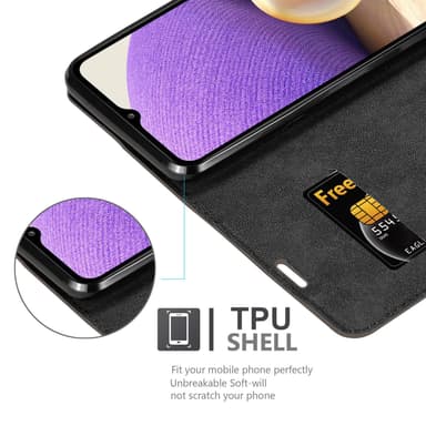 Samsung Galaxy A32 5G lommebokdeksel case (brun)