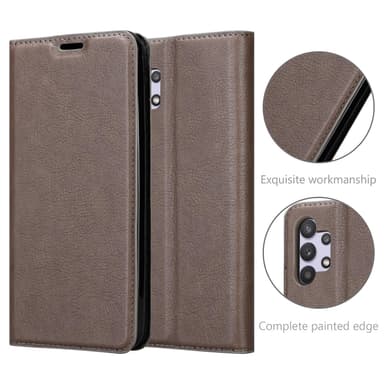 Samsung Galaxy A32 5G lommebokdeksel case (brun)