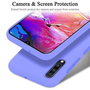 Samsung Galaxy A70 / A70s silikondeksel case (lilla)