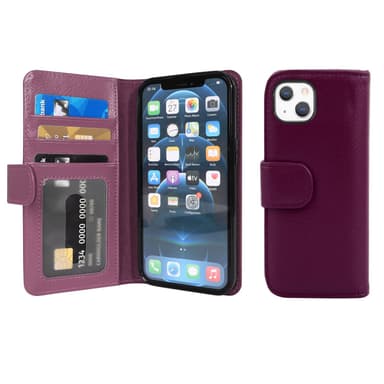 iPhone 13 MINI lommebokdeksel case (lilla)