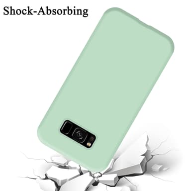 Samsung Galaxy S8 silikondeksel case (grønn)