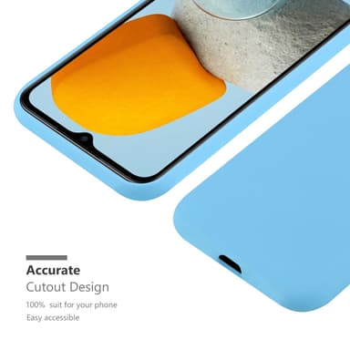 Deksel Samsung Galaxy M23 5G Silikon cover (blå)