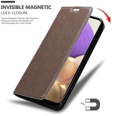 Samsung Galaxy A32 5G lommebokdeksel case (brun)