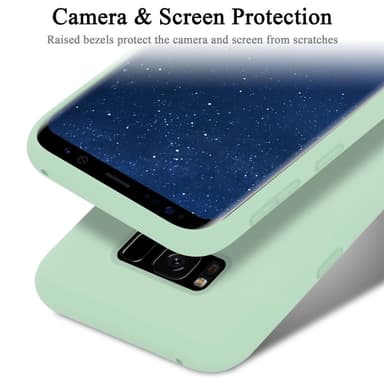 Samsung Galaxy S8 silikondeksel case (grønn)