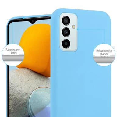 Deksel Samsung Galaxy M23 5G Silikon cover (blå)