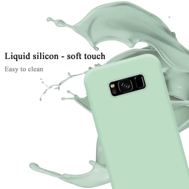 Samsung Galaxy S8 silikondeksel case (grønn)