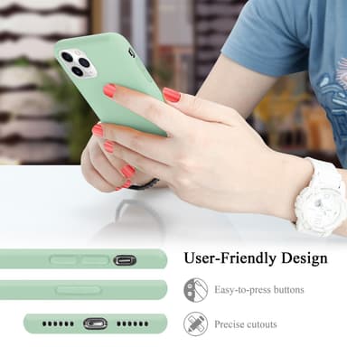 iPhone 11 PRO silikondeksel case (grønn)