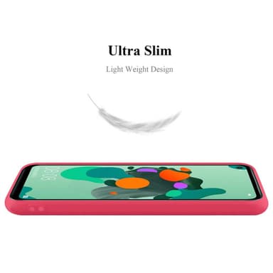 Deksel Huawei MATE 30 LITE Silikon cover (rød)