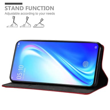 Vivo S1 lommebokdeksel case (rød)