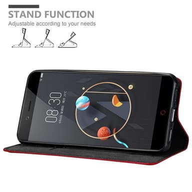 ZTE Nubia Z17 MINI lommebokdeksel case (rød)