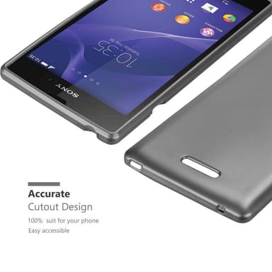 Deksel Sony Xperia T3 Case Cover (grå)