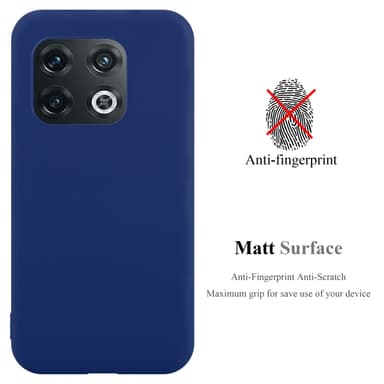 Deksel OnePlus 10 PRO 5G Silikon cover (blå)