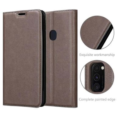 Samsung Galaxy M21 / M30s lommebokdeksel case (brun)